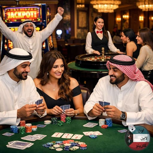 kuwait casino online concept
